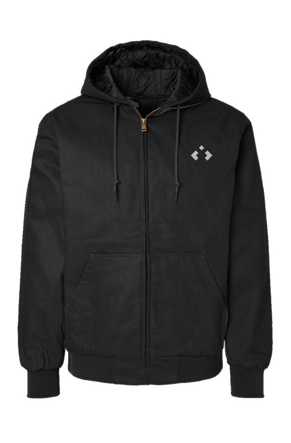 14 Embroidered Canvas Workwear Jacket