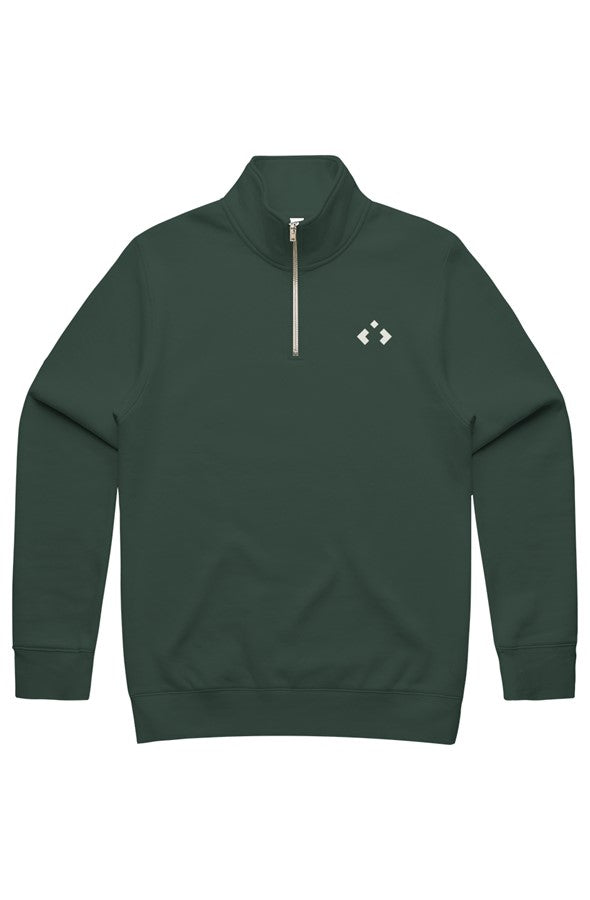 07 Embroidered Half Zip